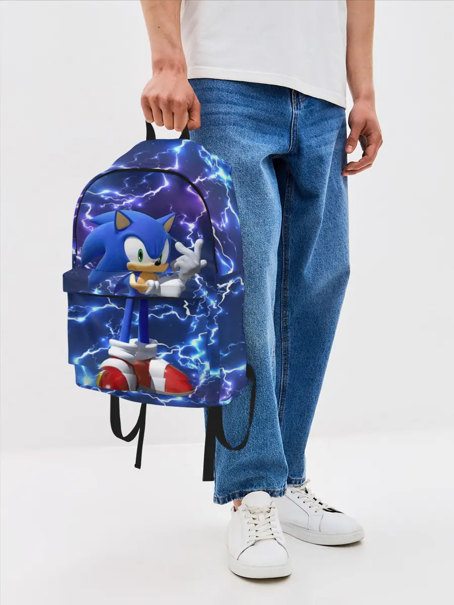 Рюкзак джинсовый / Sonic | Соник
