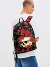 Рюкзак джинсовый / Skull | Roses
