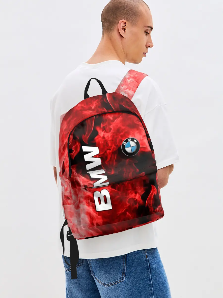 Рюкзак джинсовый / BMW FIRE