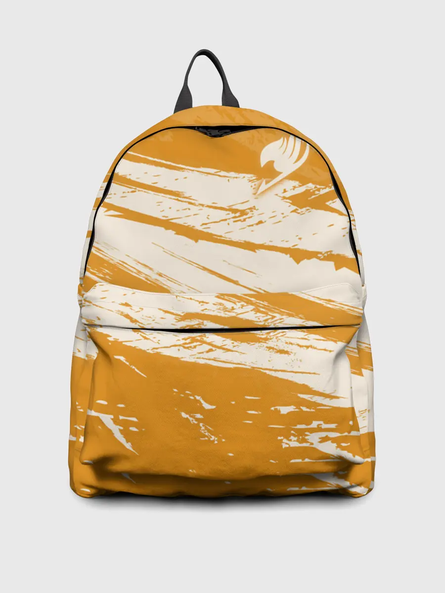 Рюкзак джинсовый / Хвост Феи оранжевые тона