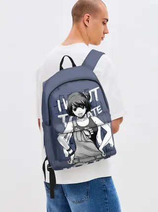 Рюкзак джинсовый / I want to hate you