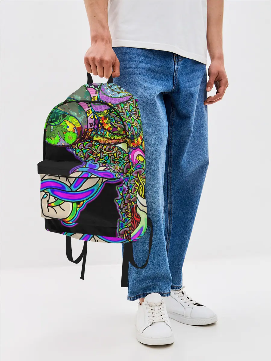 Рюкзак джинсовый / ПСИХОДЕЛИКА NEW