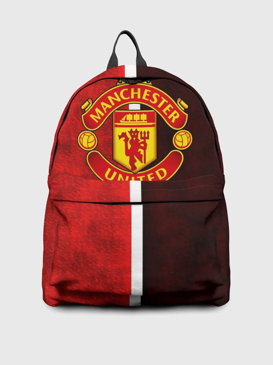 Рюкзак джинсовый / Манчестер Юнайтед 3D