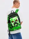Рюкзак джинсовый / MINECRAFT CREEPER