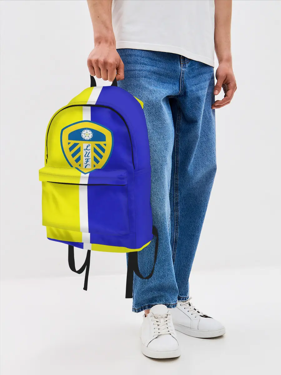 Рюкзак джинсовый / Лидс Юнайтед 3D