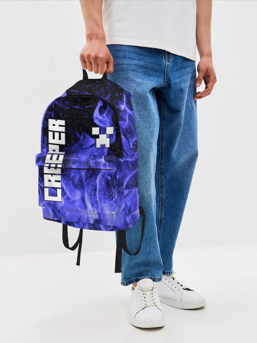 Рюкзак джинсовый / MINECRAFT CREEPER
