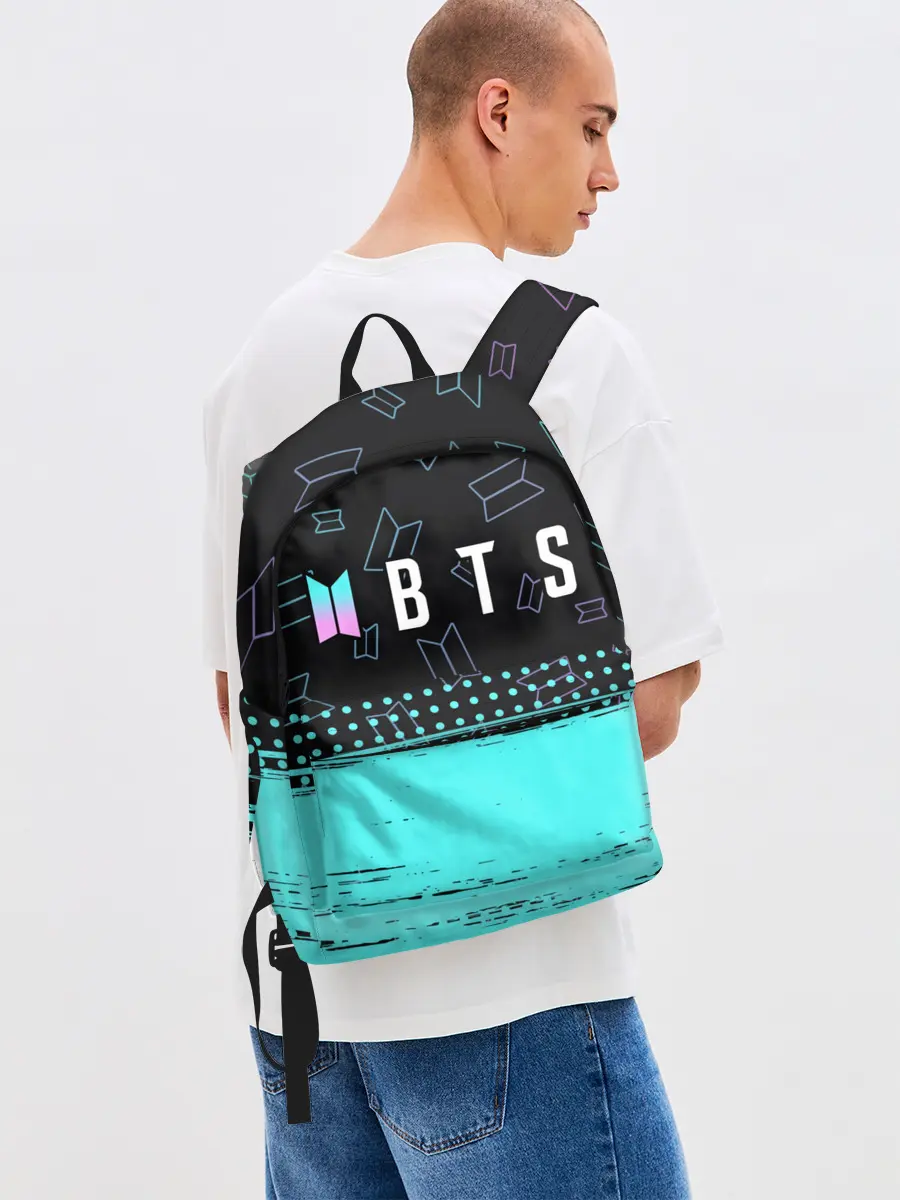 Рюкзак джинсовый / BTS / БТС