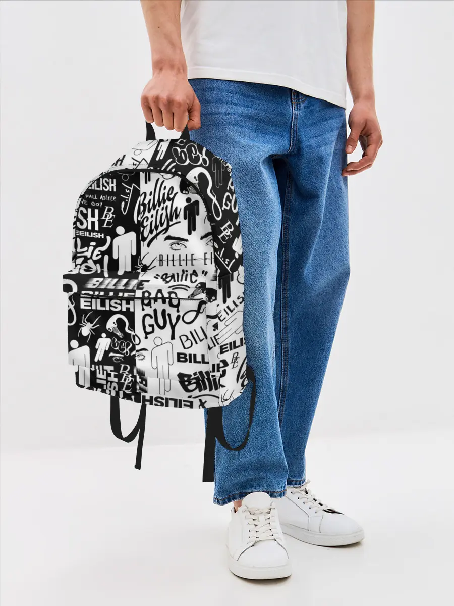 Рюкзак джинсовый / BILLIE EILISH | БИЛЛИ АЙЛИШ