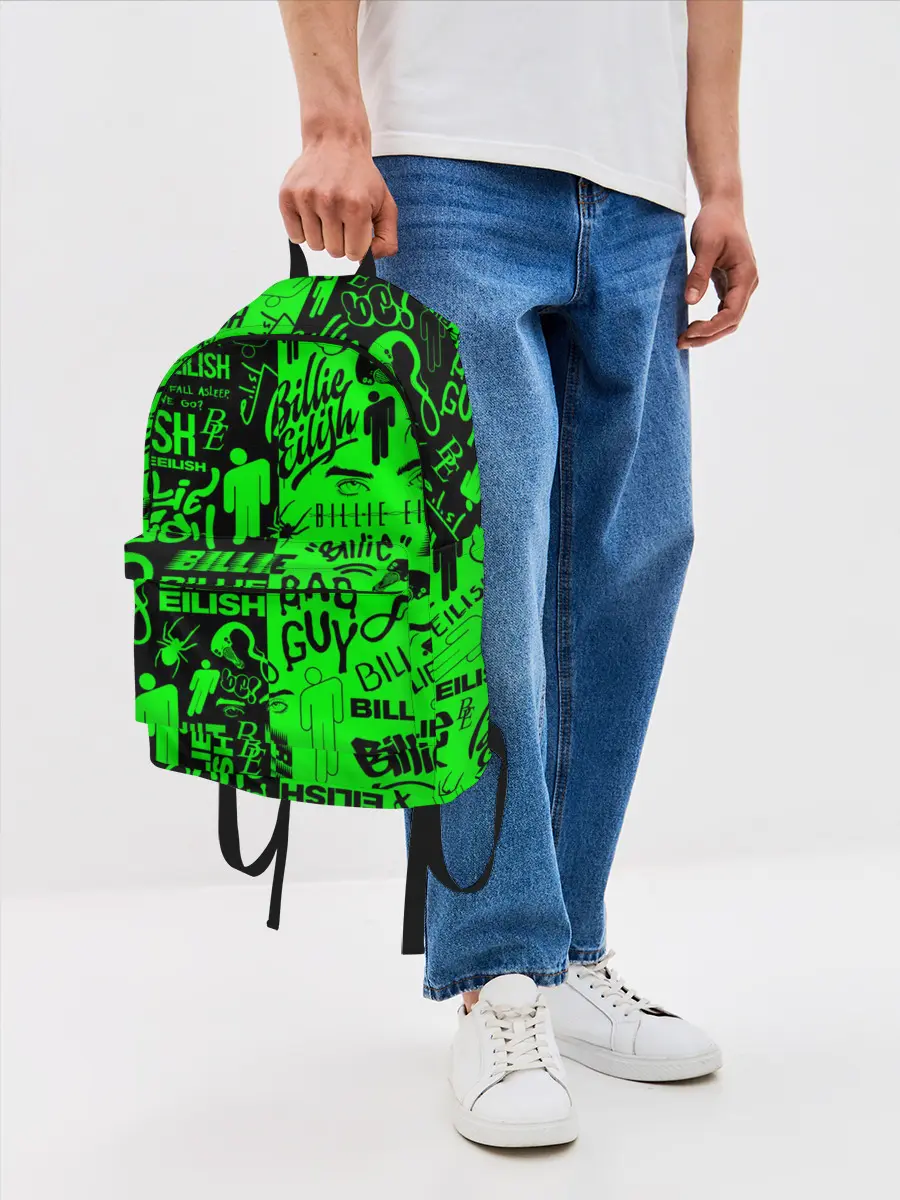 Рюкзак джинсовый / BILLIE EILISH | БИЛЛИ АЙЛИШ