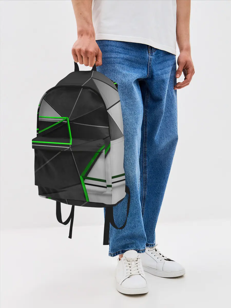 Рюкзак джинсовый / 3D полигон