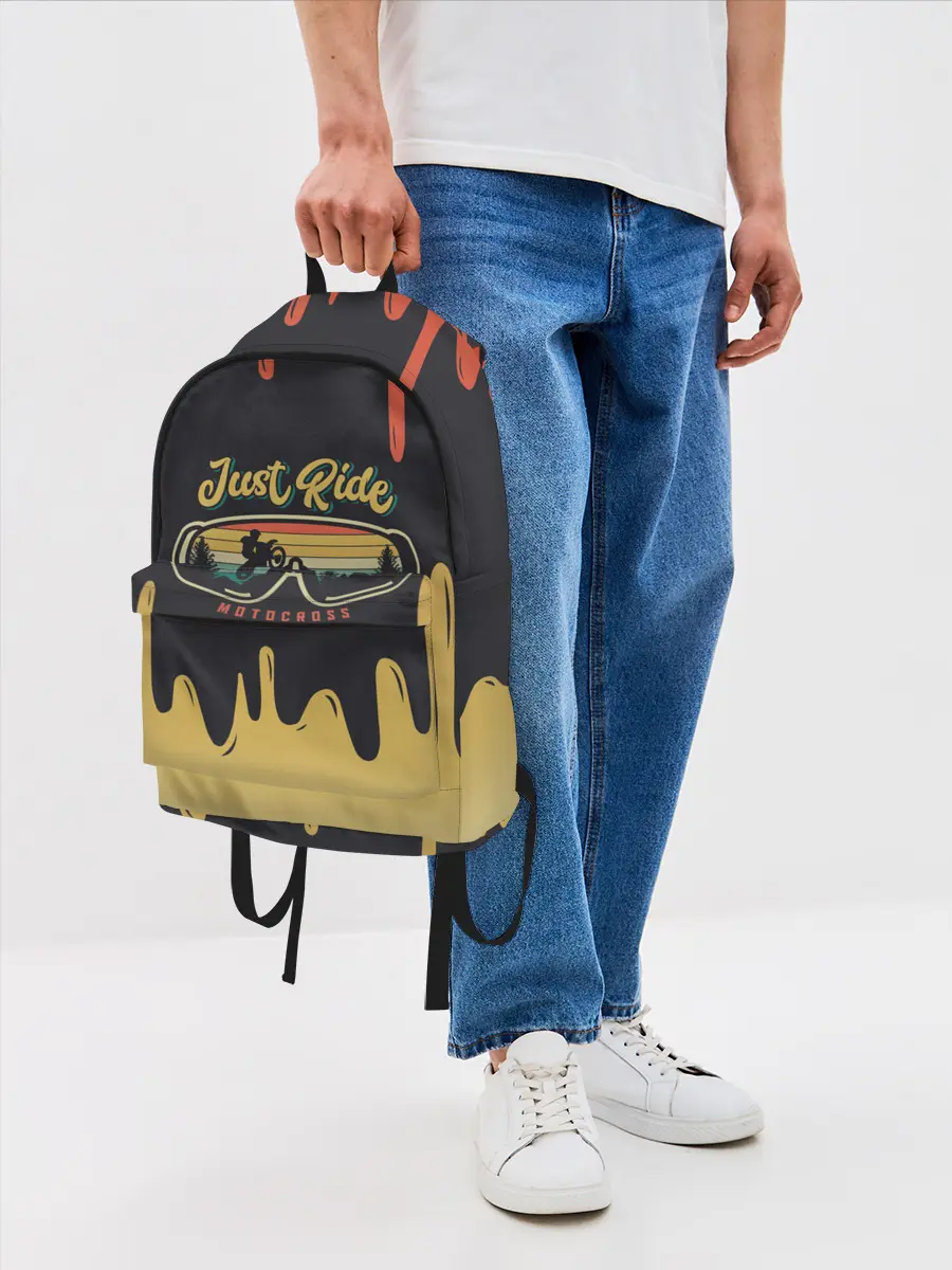Рюкзак джинсовый / Just Ride MOTOCROSS | МОТОКРОСС