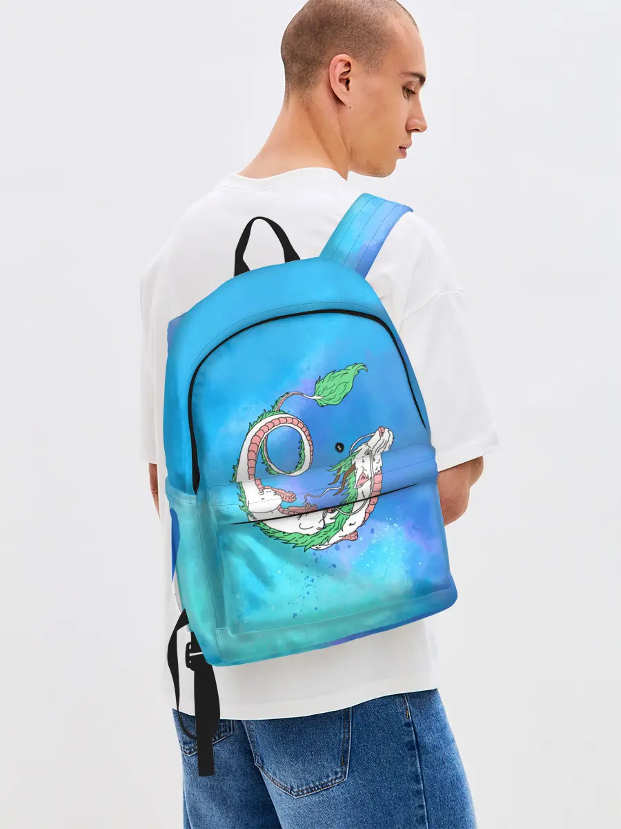 Рюкзак джинсовый / Унесенные призраками Хаку