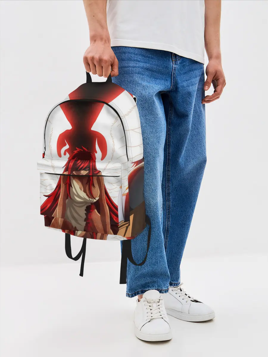 Рюкзак джинсовый / Эльза Фейри Тейл