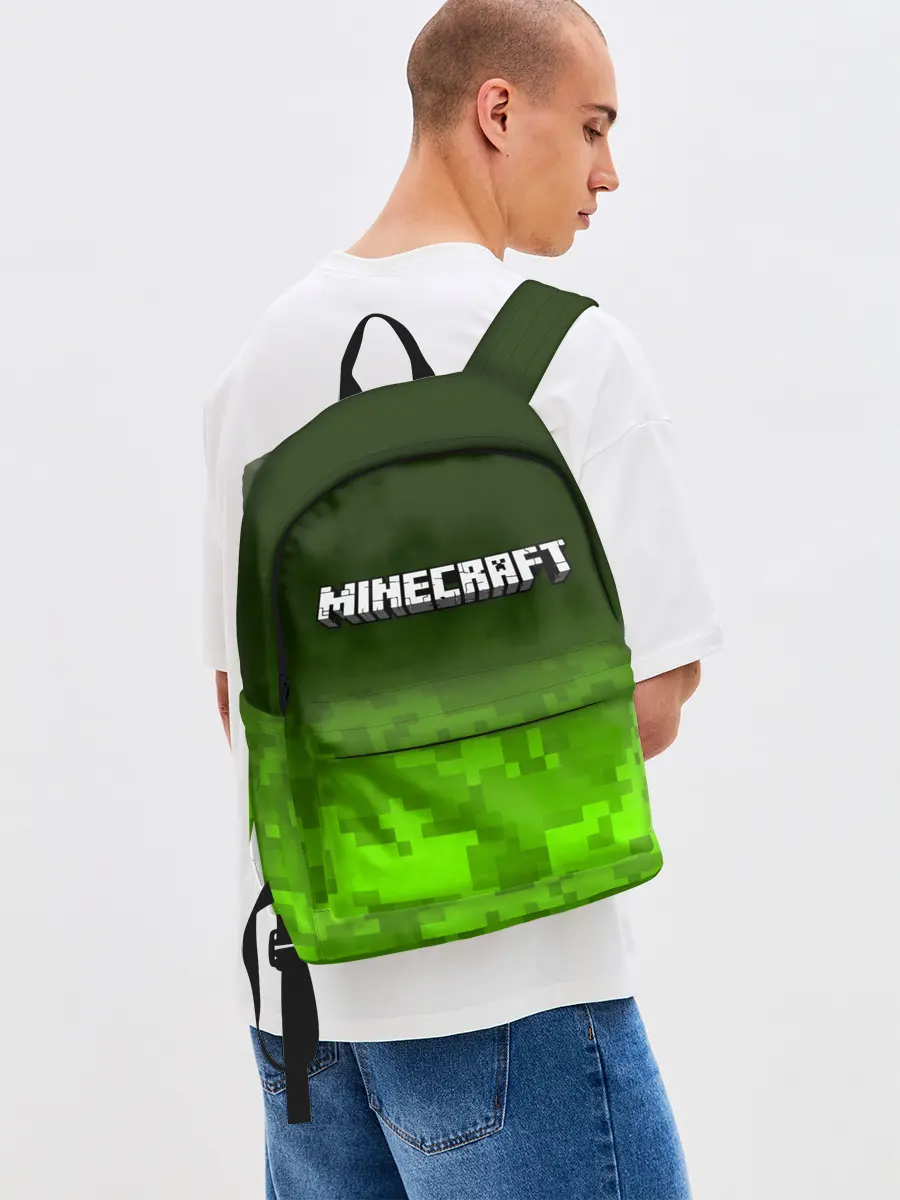 Рюкзак джинсовый / MINECRAFT / МАЙНКРАФТ
