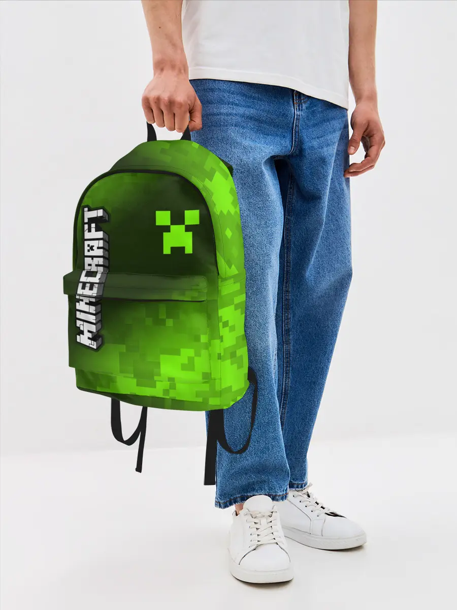 Рюкзак джинсовый / MINECRAFT / МАЙНКРАФТ