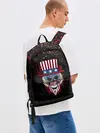 Рюкзак джинсовый / Американский череп | American Skull