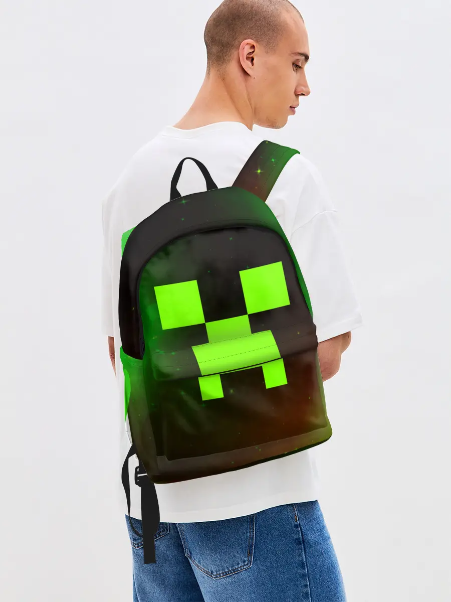 Рюкзак джинсовый / MINECRAFT / МАЙНКРАФТ