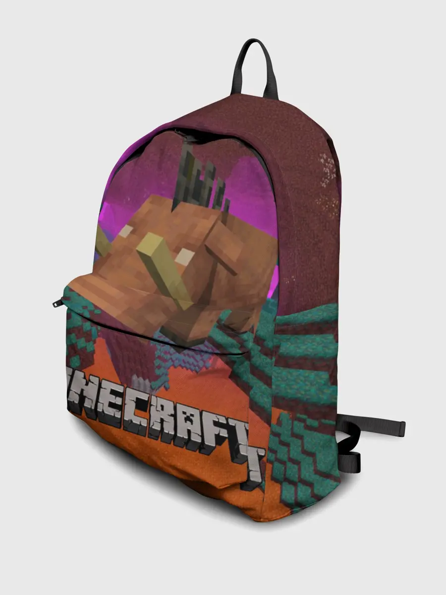 Рюкзак джинсовый / Майнкрафт | Minecraft Hoglin