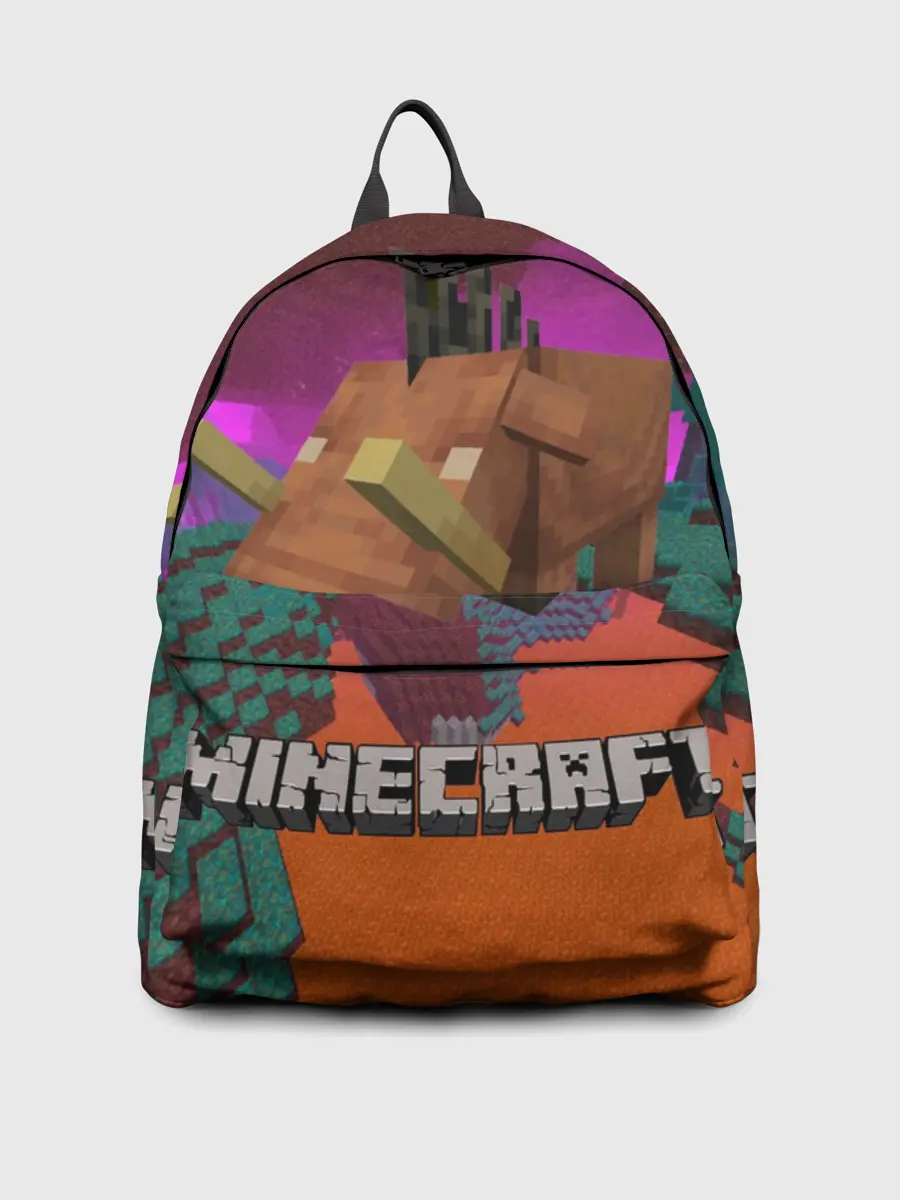 Рюкзак джинсовый / Майнкрафт | Minecraft Hoglin