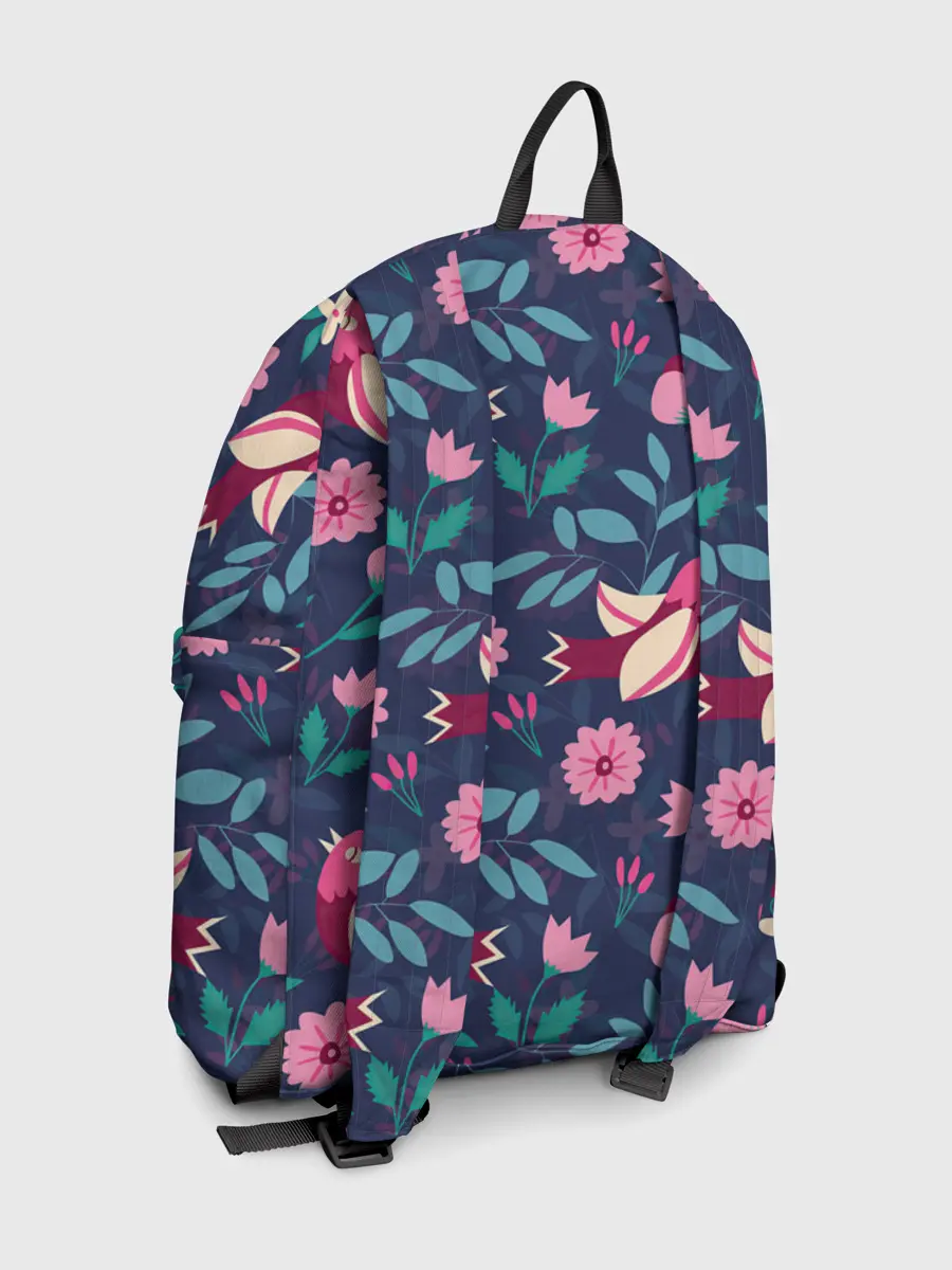 Рюкзак джинсовый / Арт джунгли