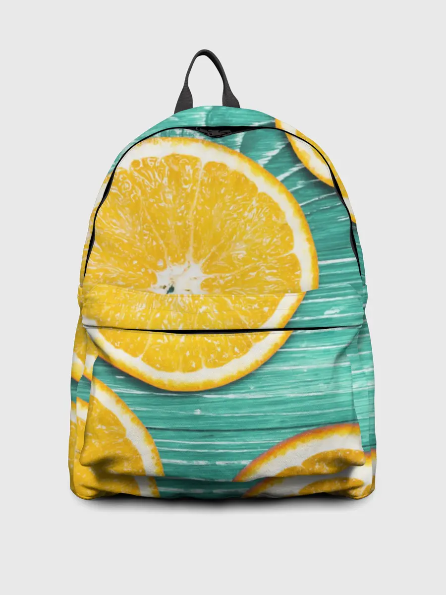 Рюкзак джинсовый / Апельсины