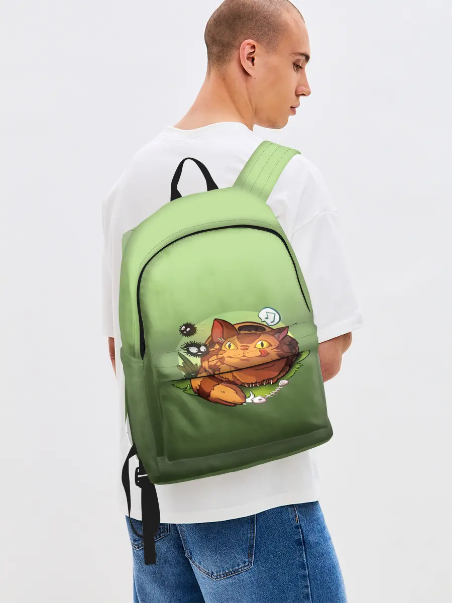 Рюкзак джинсовый / Catbus Studio Ghibli Котобус