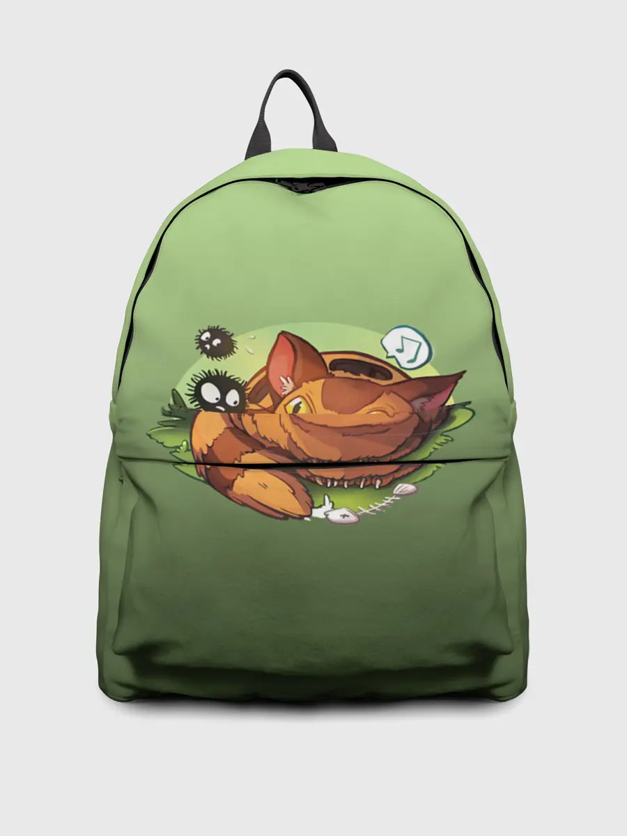 Рюкзак джинсовый / Catbus Studio Ghibli Котобус
