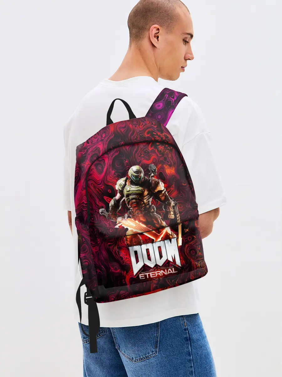 Рюкзак джинсовый / Doom Eternal | Дум Этернал