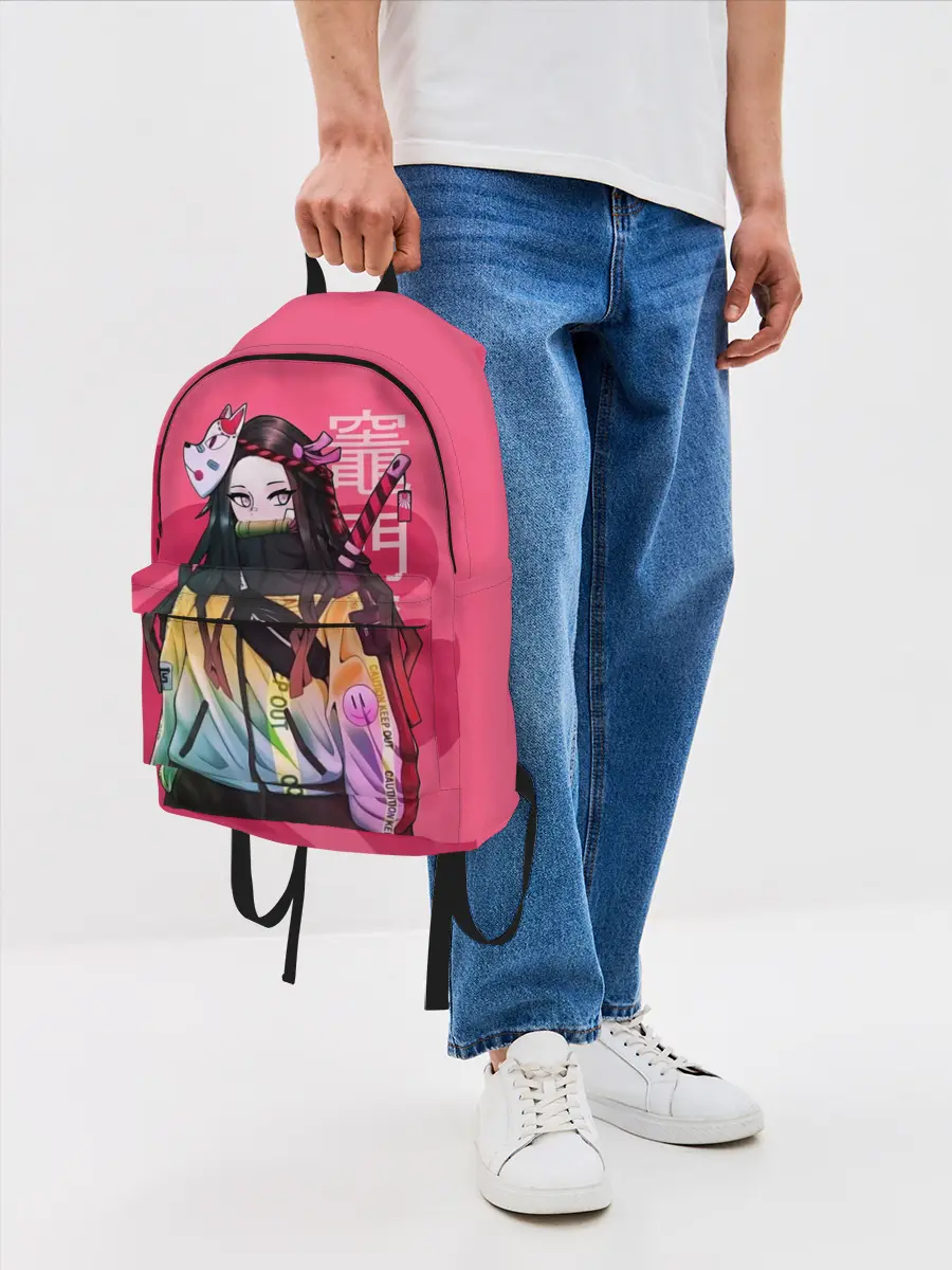 Рюкзак джинсовый / Нэдзуко Камадо