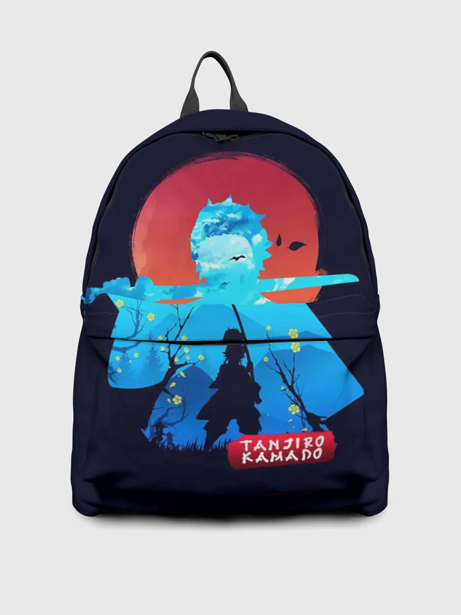 Рюкзак джинсовый / Kamado Tanjiro клинок