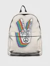 Рюкзак джинсовый / PEACE and LOVE | МИР и ЛЮБОВЬ