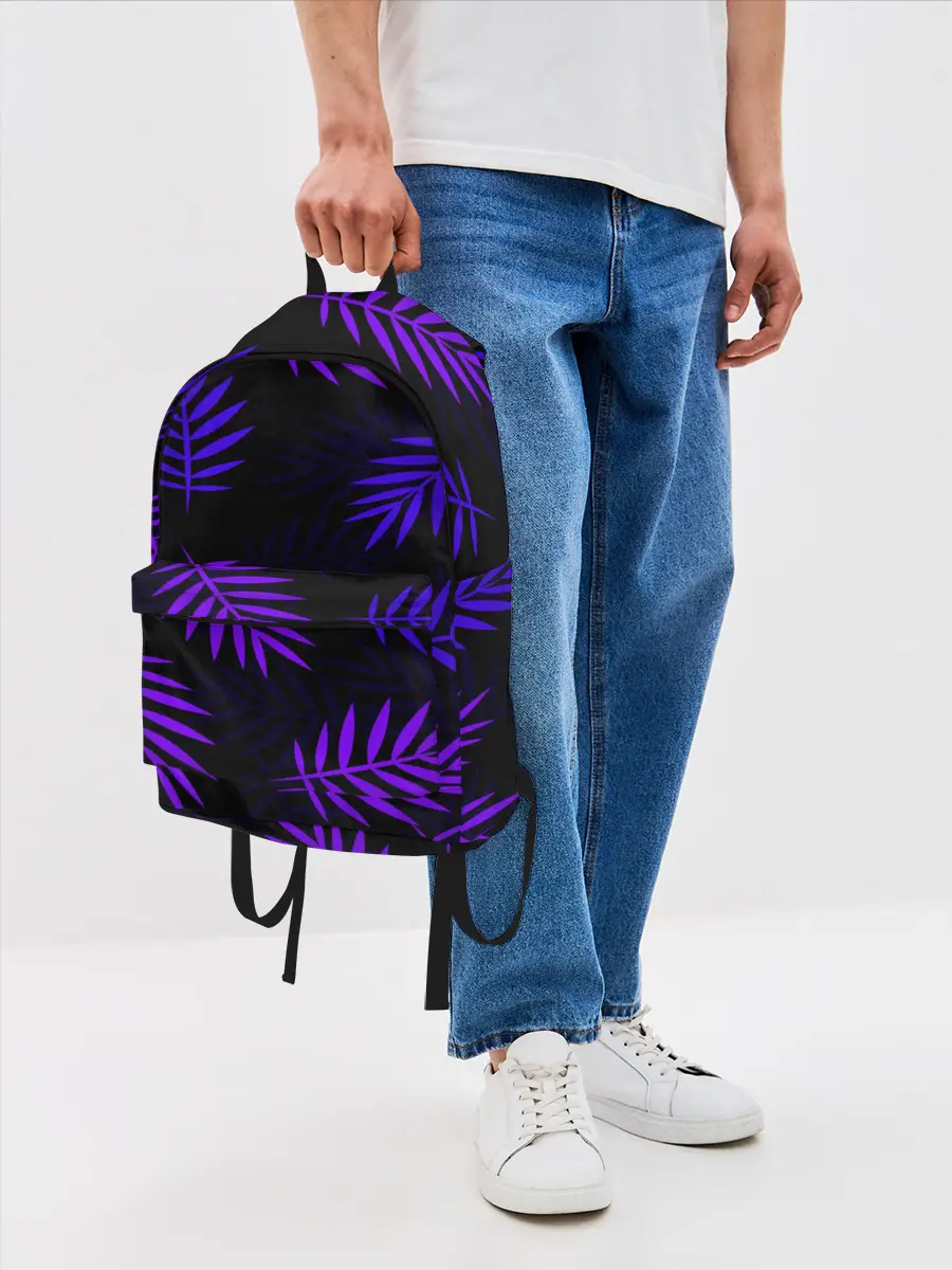 Рюкзак джинсовый / НЕОНОВЫЕ ТРОПИКИ