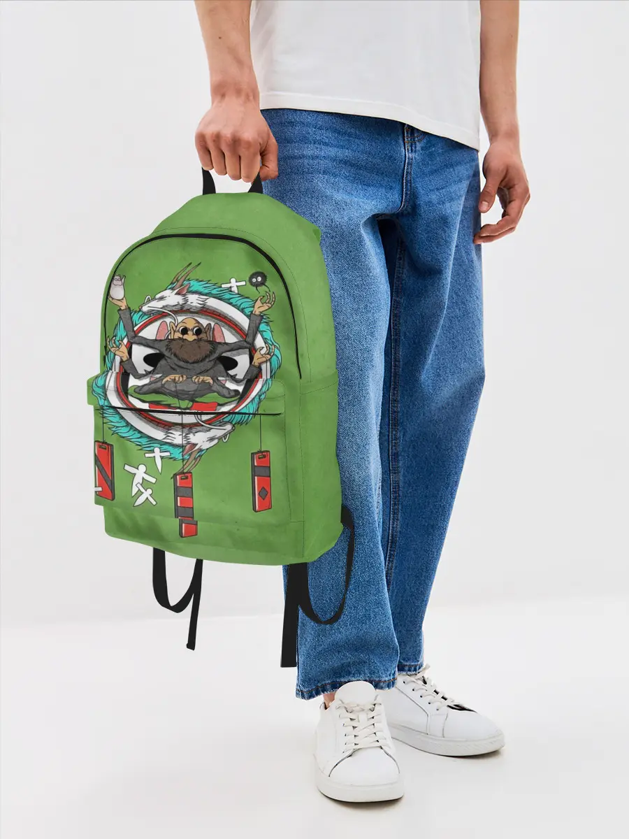 Рюкзак джинсовый / Дедушка Камадзи