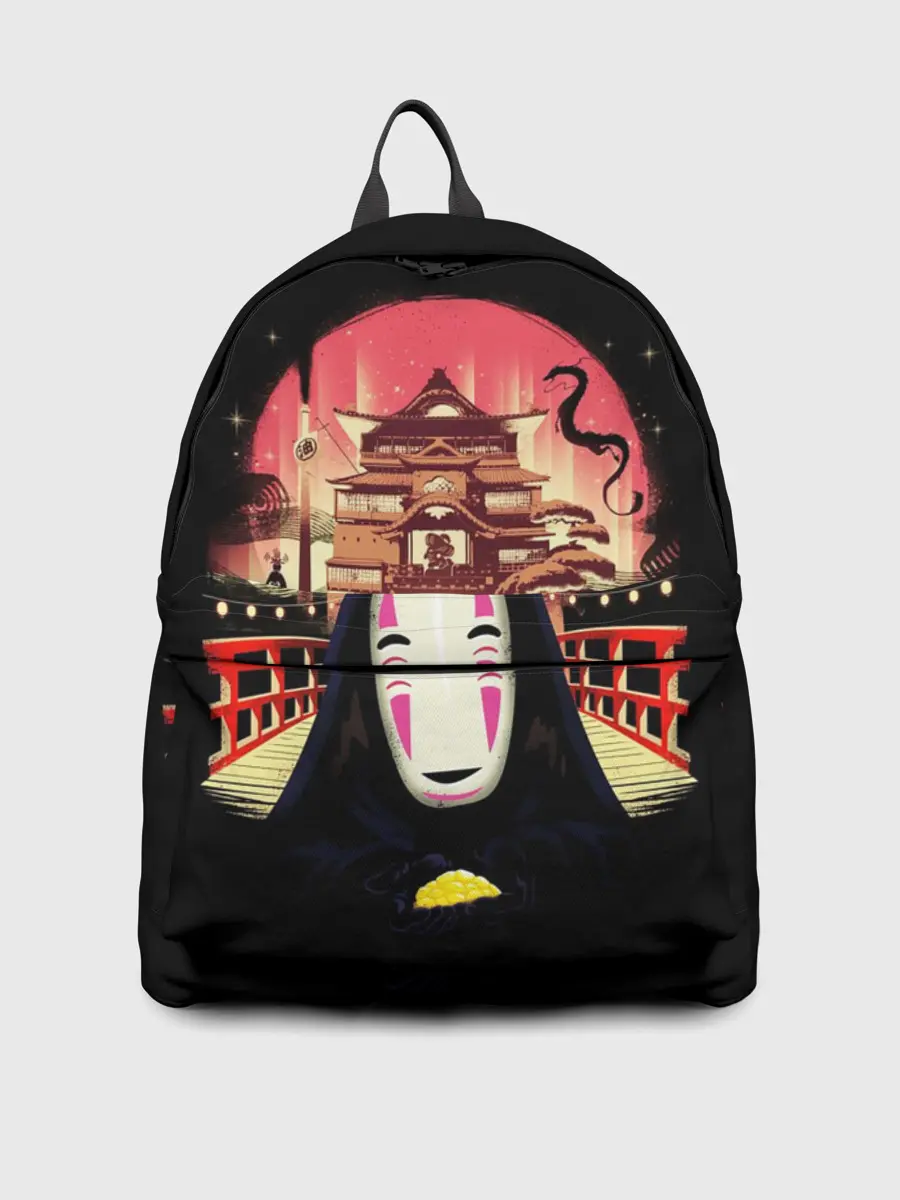 Рюкзак джинсовый / Веселый Каонаси у бань