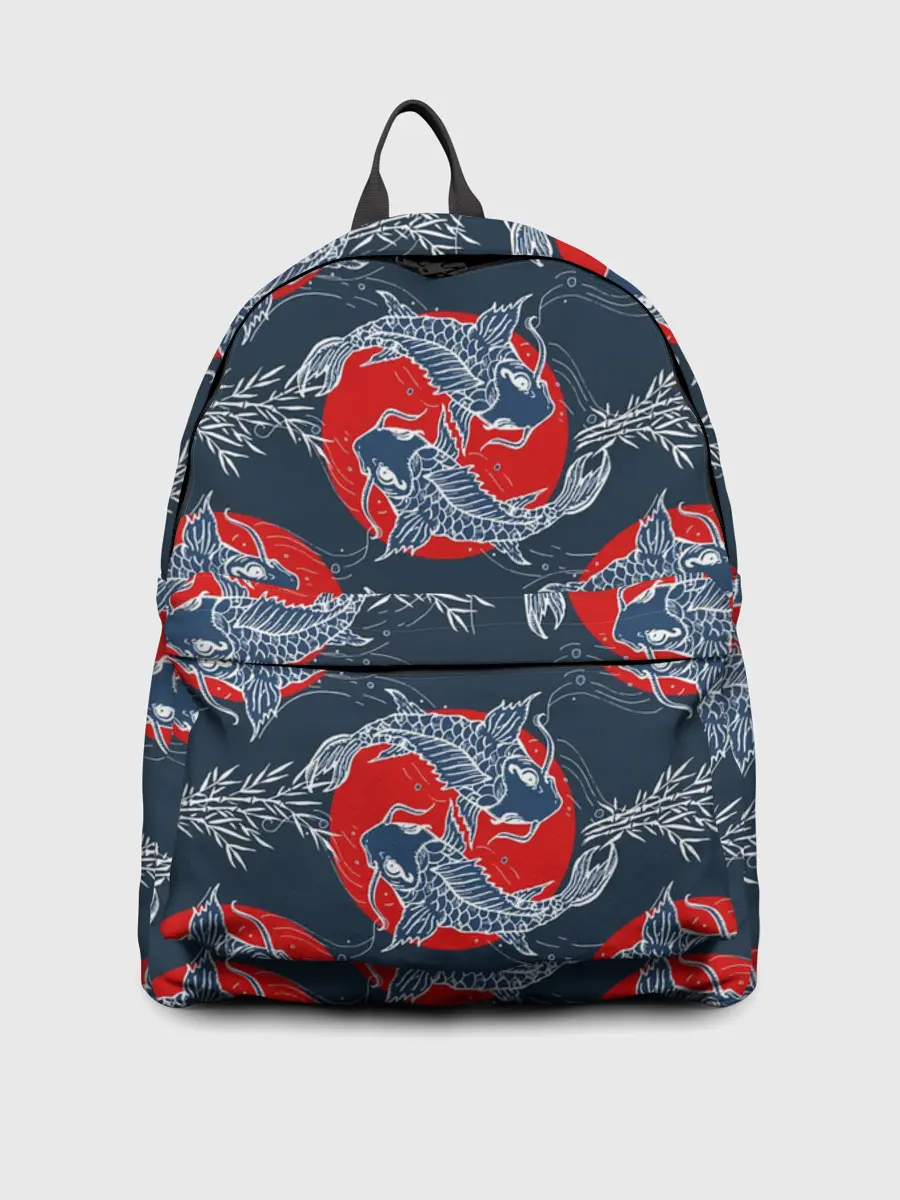 Рюкзак джинсовый / Japanese carp