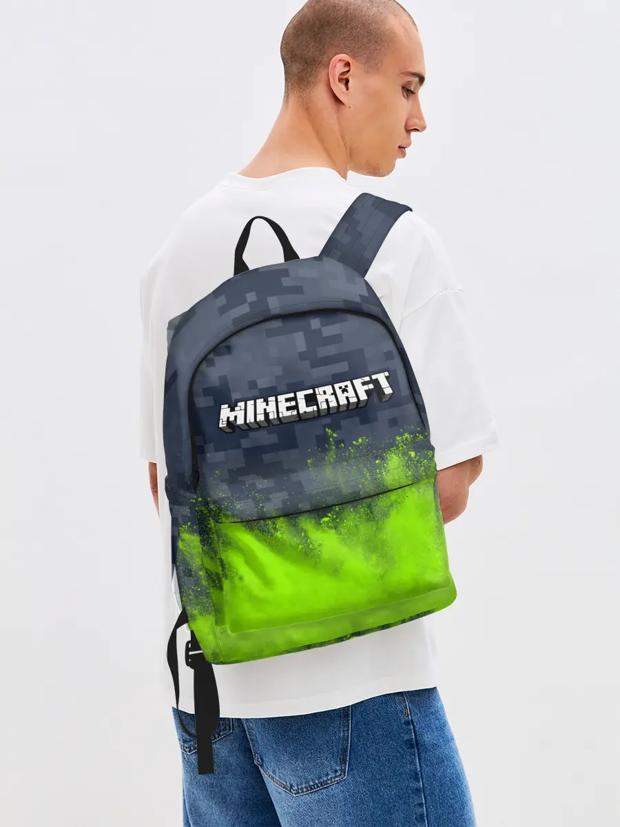 Рюкзак джинсовый / MINECRAFT / МАЙНКРАФТ