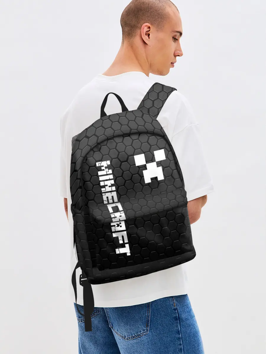 Рюкзак джинсовый / MINECRAFT / МАЙНКРАФТ