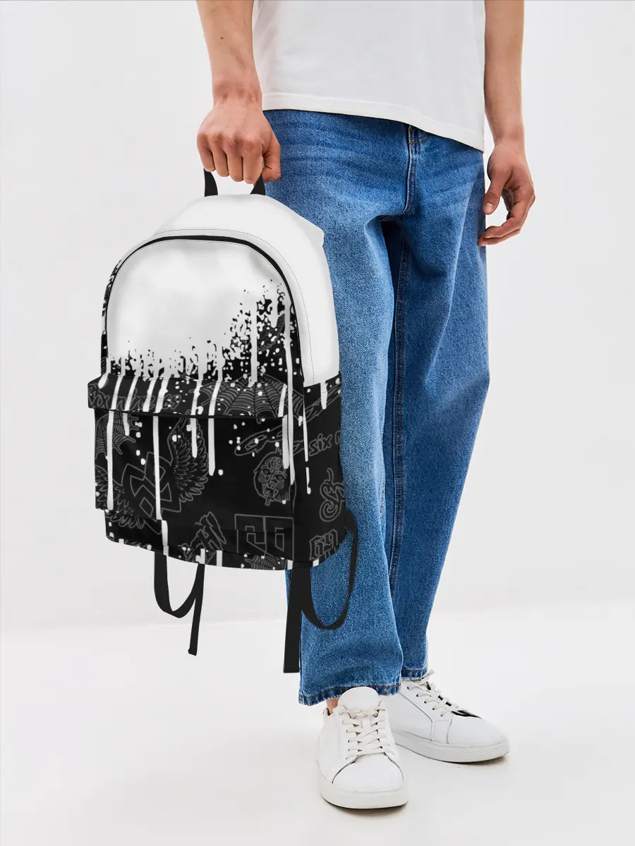 Рюкзак джинсовый / 6ix9ine.