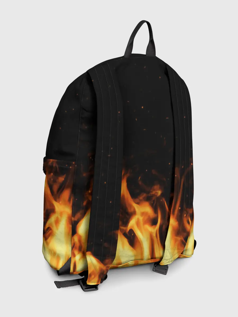 Рюкзак джинсовый / Огонь