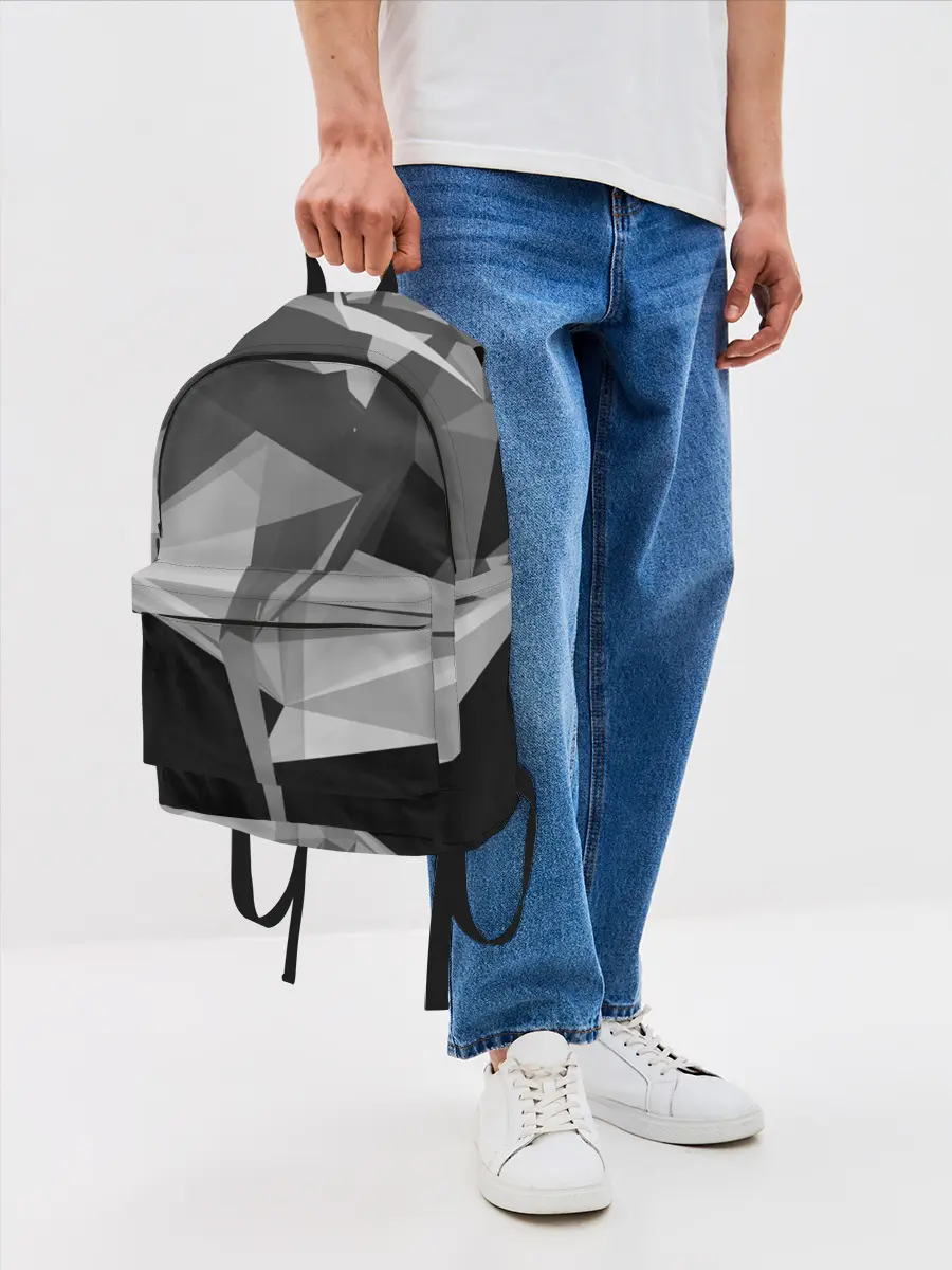 Рюкзак джинсовый / Camo - Black & White