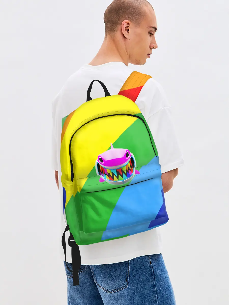 Рюкзак джинсовый / 6ix9ine