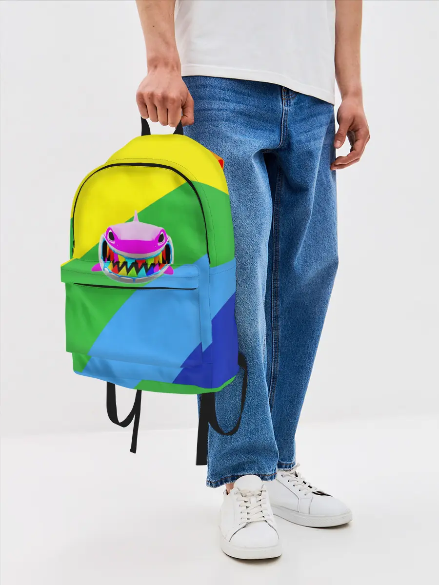 Рюкзак джинсовый / 6ix9ine