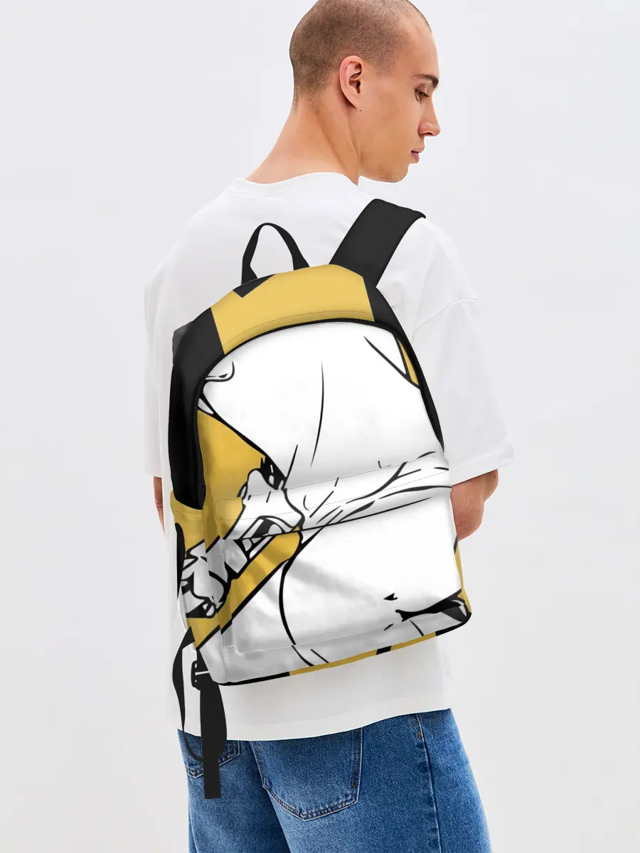 Рюкзак джинсовый / Генос One Punch Man