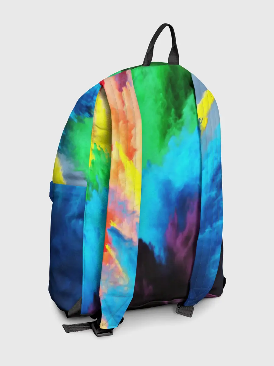 Рюкзак джинсовый / РАЗНОЦВЕТНЫЕ КРАСКИ