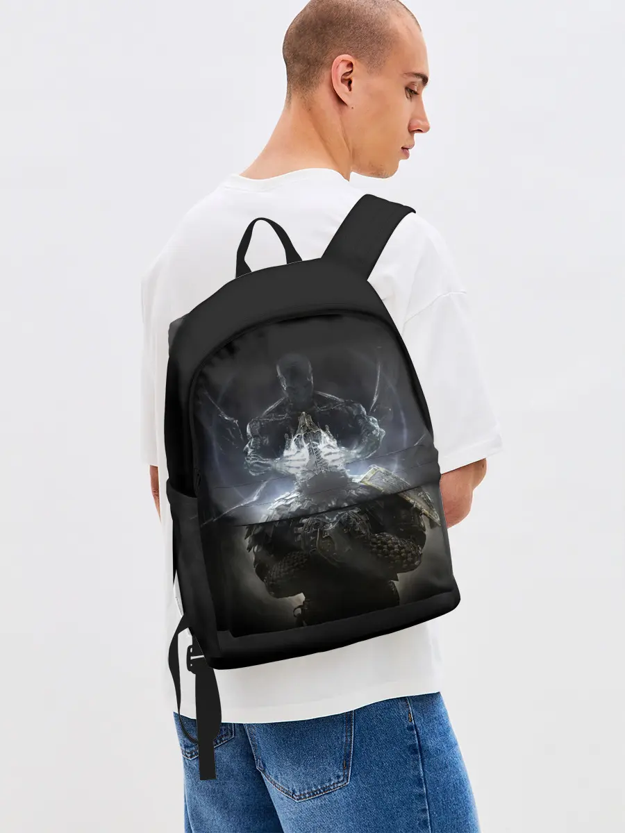 Рюкзак джинсовый / Mortal Shell.