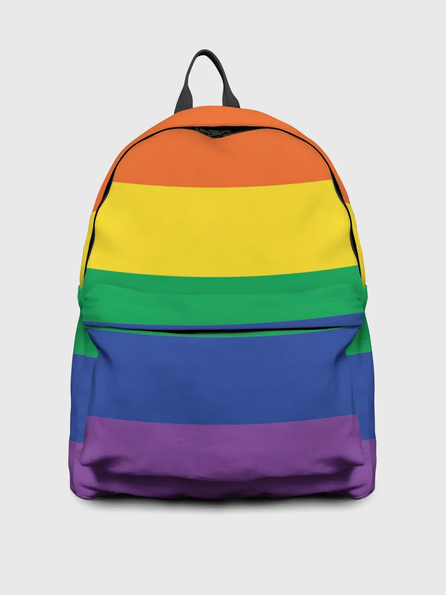 Рюкзак джинсовый / Радуга