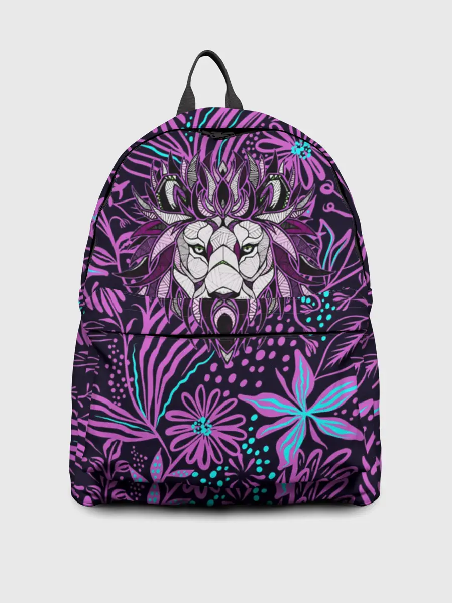 Рюкзак джинсовый / Лев | Флора