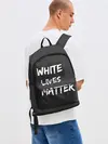 Рюкзак джинсовый / White Lives Matter