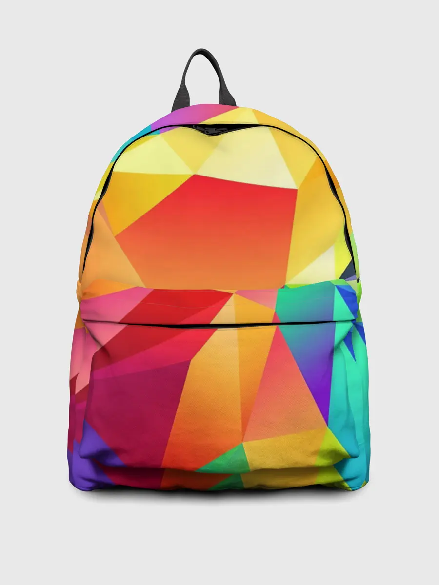 Рюкзак джинсовый / Яркая мозаика