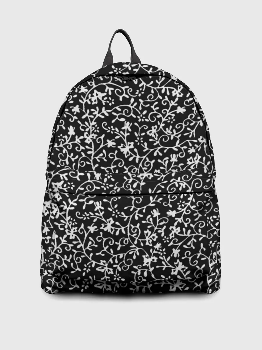 Рюкзак джинсовый / Узоры Черно-белые